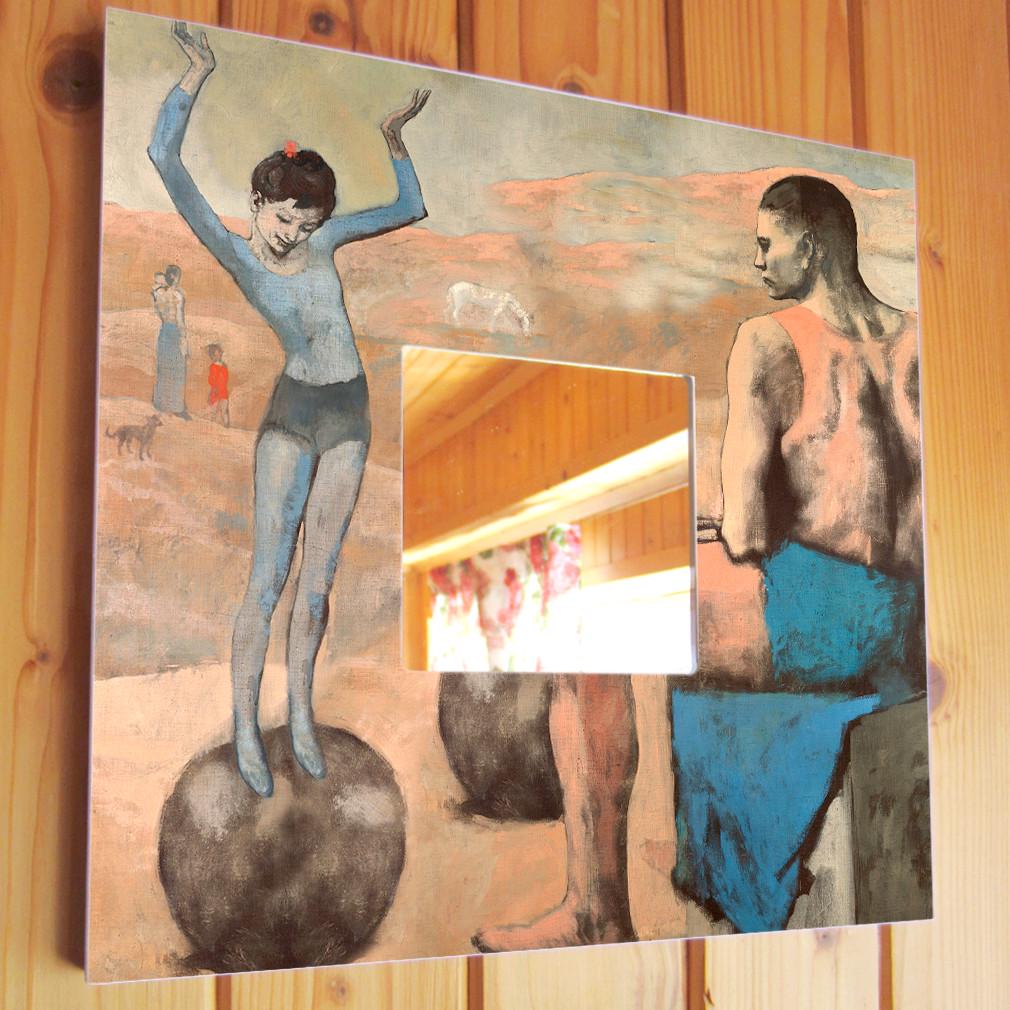 Зеркало декоративное Пабло Пикассо Девочка на шаре 260х260 мм (M03889) Зеркало декоративное Пабло Пикассо Девочка на шаре 260х260 мм (M03889)