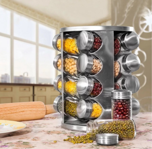 Підставка карусель для спецій Spice Carousel 16 ємностей - фото 3 Підставка карусель для спецій Spice Carousel 16 ємностей - фото 3