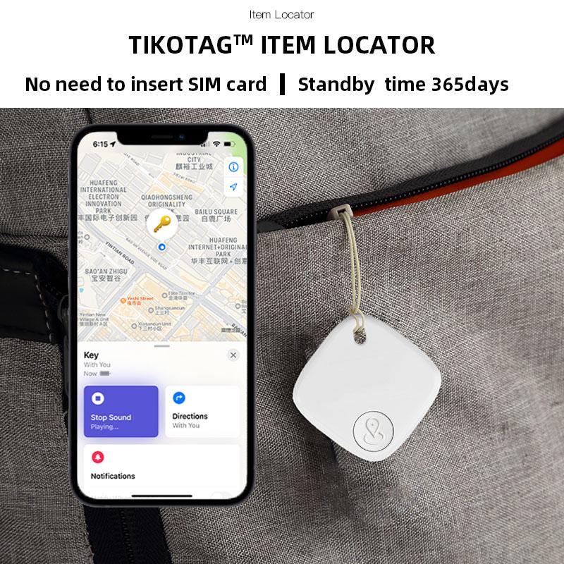 Трекер-брелок GPS для домашних животных TidoTag Белый - фото 3