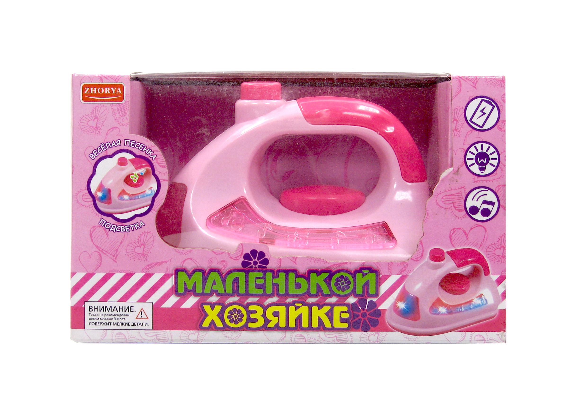 Утюг игрушечный музыкальный 00142 в коробке - фото 7 Утюг игрушечный музыкальный 00142 в коробке - фото 7