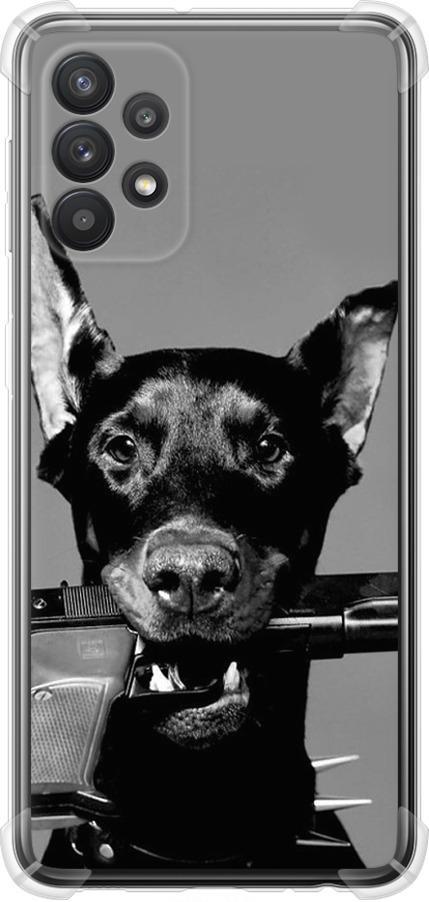 Чехол на Samsung Galaxy A32 A325F Доберман (2745sp-2204-42517) Чехол на Samsung Galaxy A32 A325F Доберман (2745sp-2204-42517)