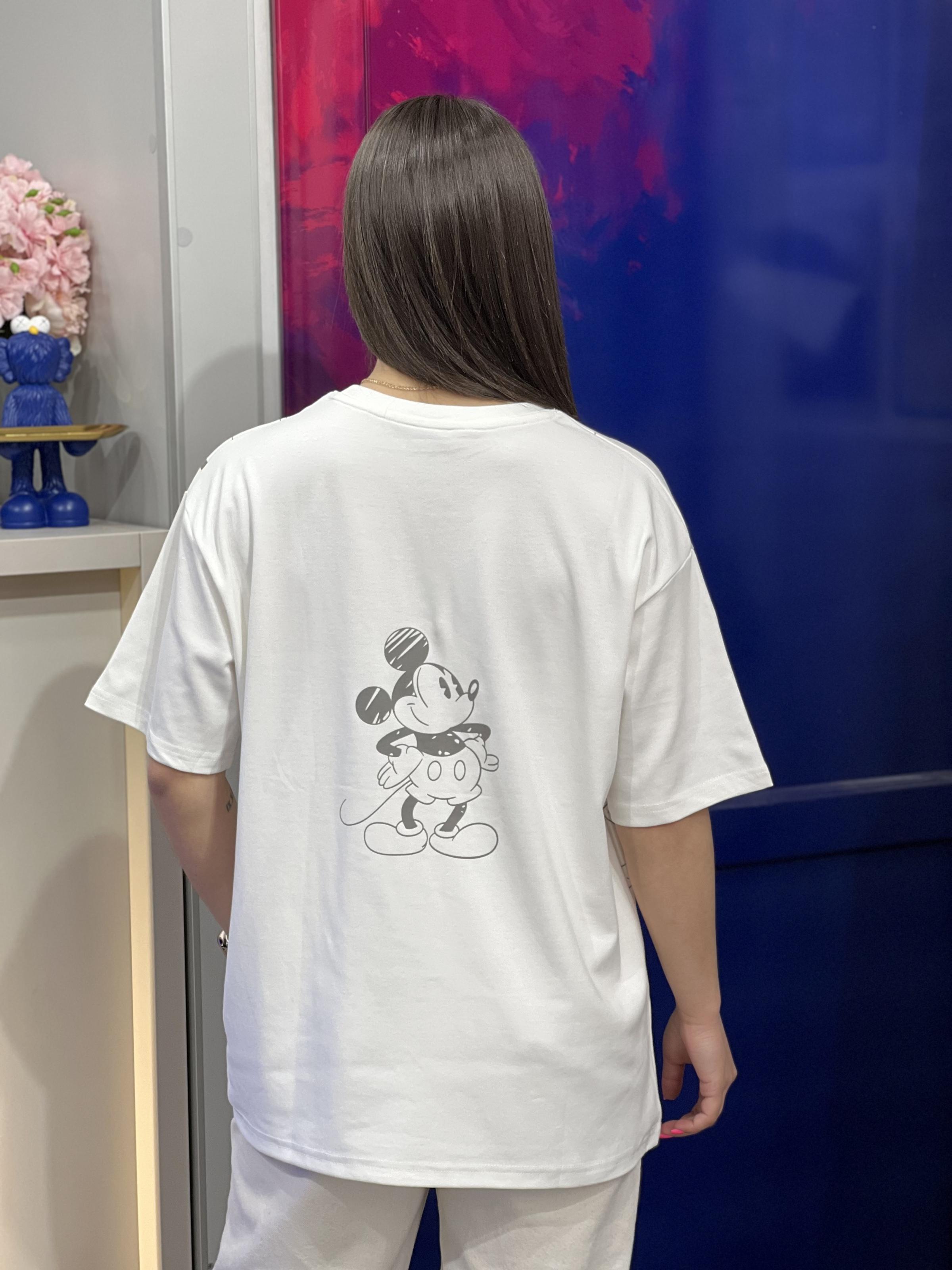 Футболка женская с принтом OS Белый (#26018) - фото 2 Футболка женская с принтом OS Белый (#26018) - фото 2