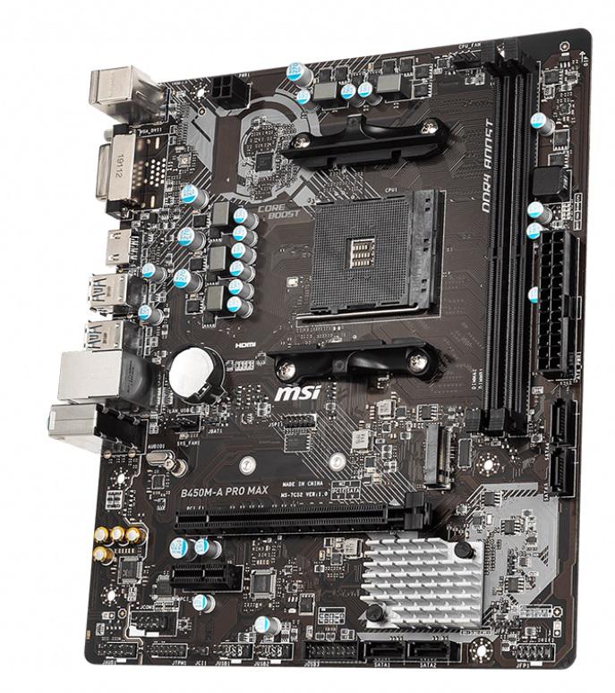 Материнська плата MSI B450M-A PRO MAX (12773790) - фото 3