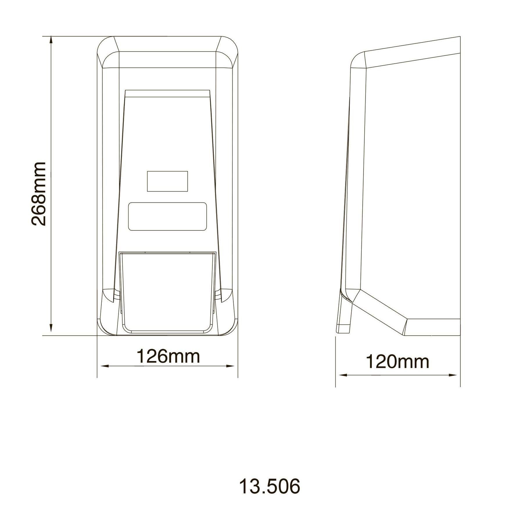 Дозатор для жидкого мыла HOTEC 13.506 ABS White - фото 4