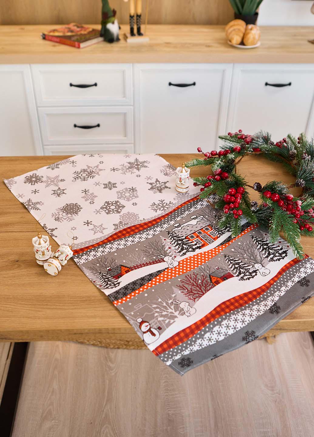 Кухонний рушник Сніговик 75х40 см