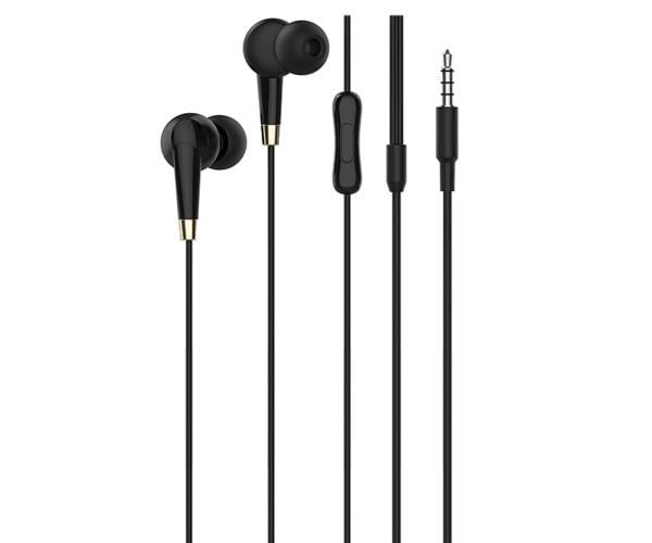 Навушники-гарнітура вакуумні Hoco M58 Чорний Навушники-гарнітура вакуумні Hoco M58 Чорний