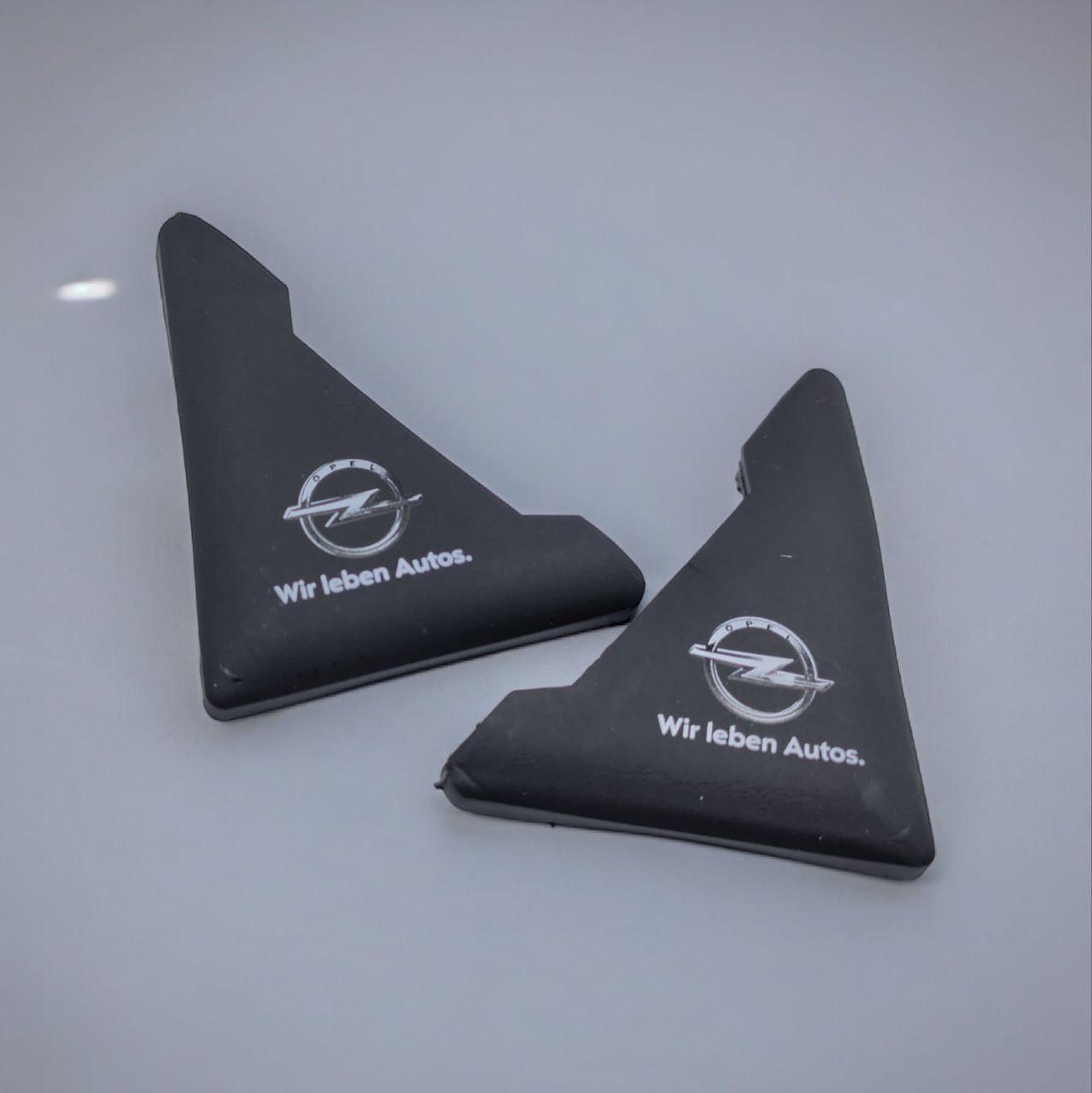 Уголки на двери автомобиля Opel для защиты от сколов с трафаретной печатью (2230564563)