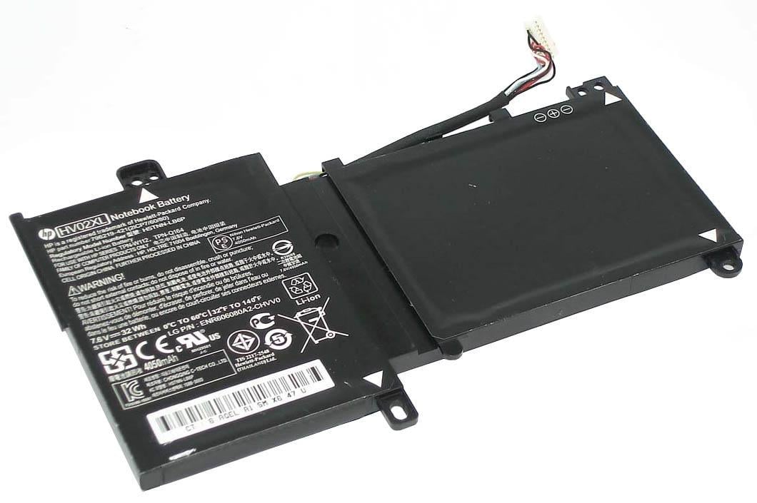 Аккумулятор для ноутбука HP Compaq HV02XL Pavilion 11-k 7,6V 4000 mAh Black