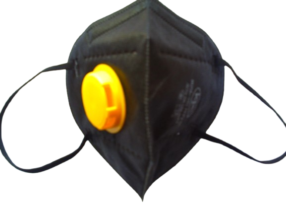 Респіратор Ruta 2 КN95 FFP 2 с клапаном Чорни (2601398)