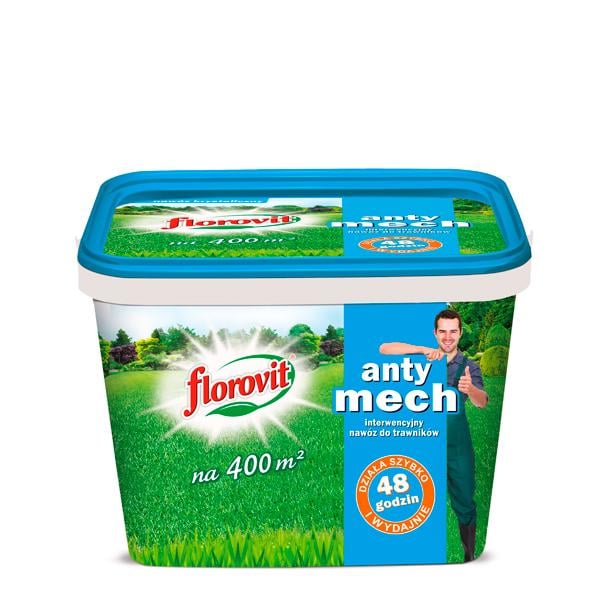 Добриво для газону антимох Florovit 8 кг