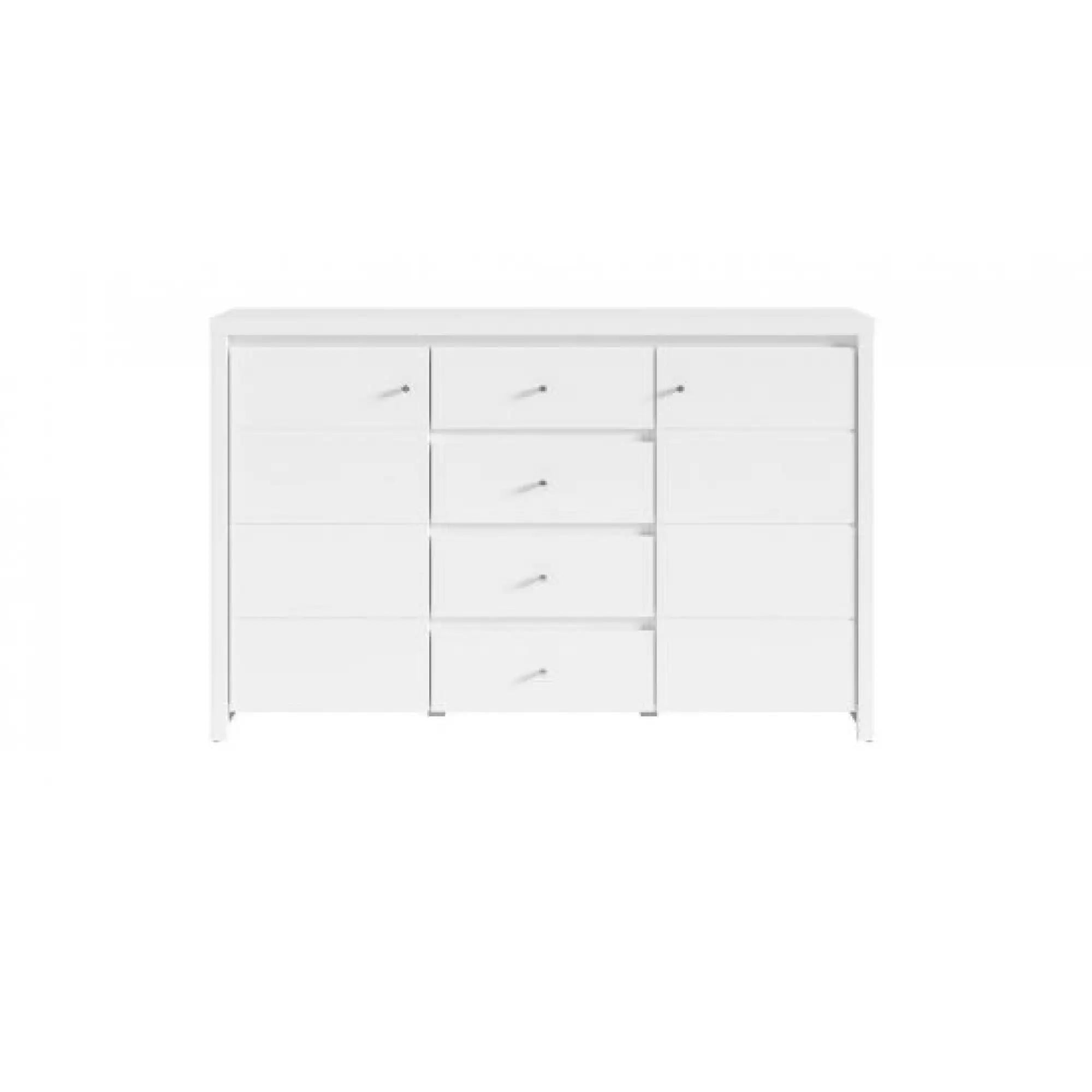 Комод в спальню ВМК Кристина KOM2D4S глянец Белый (VM-10025)