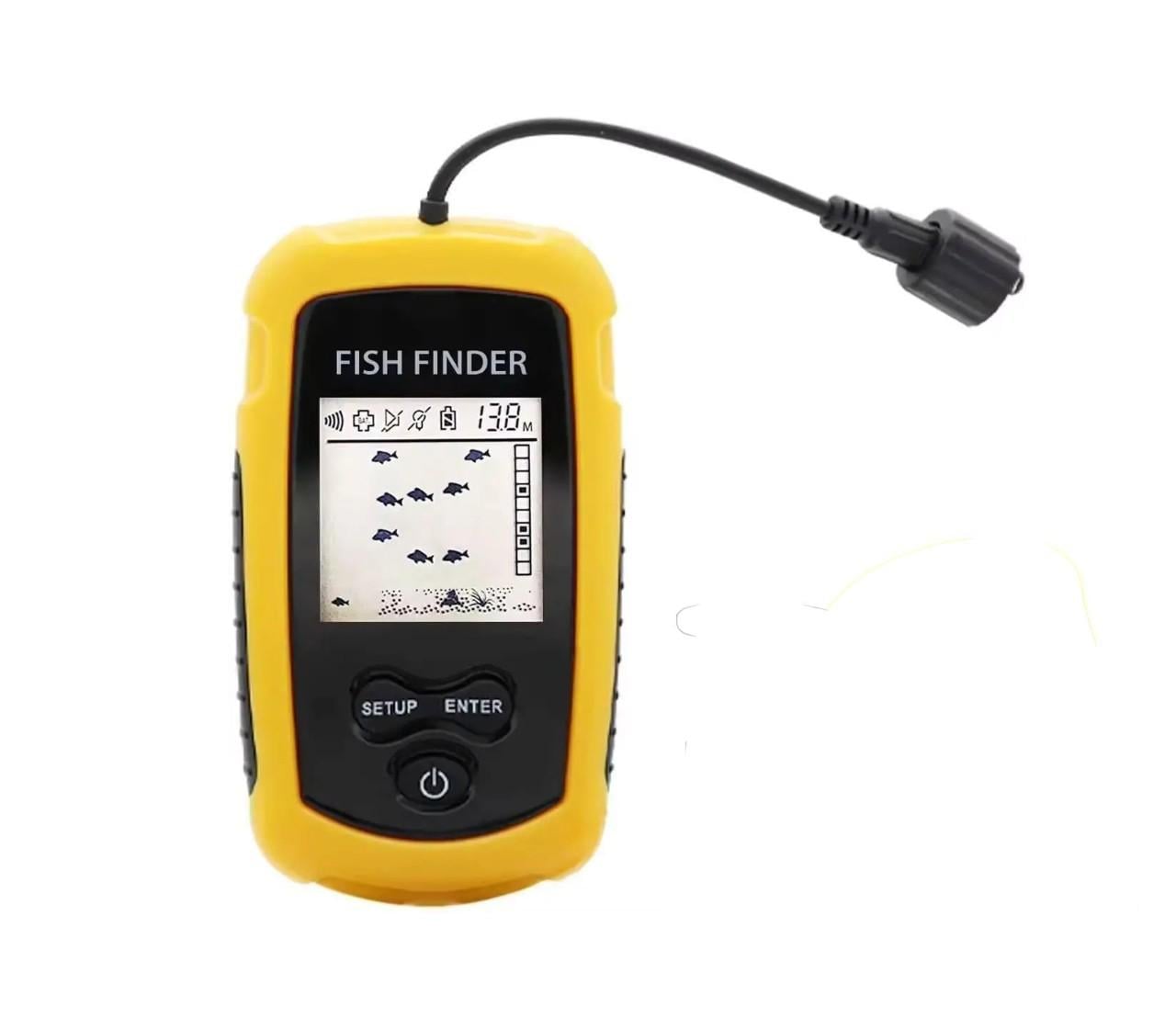 Ехолот портативний Lucky FF1108-1 з датчиком і підсвіткою