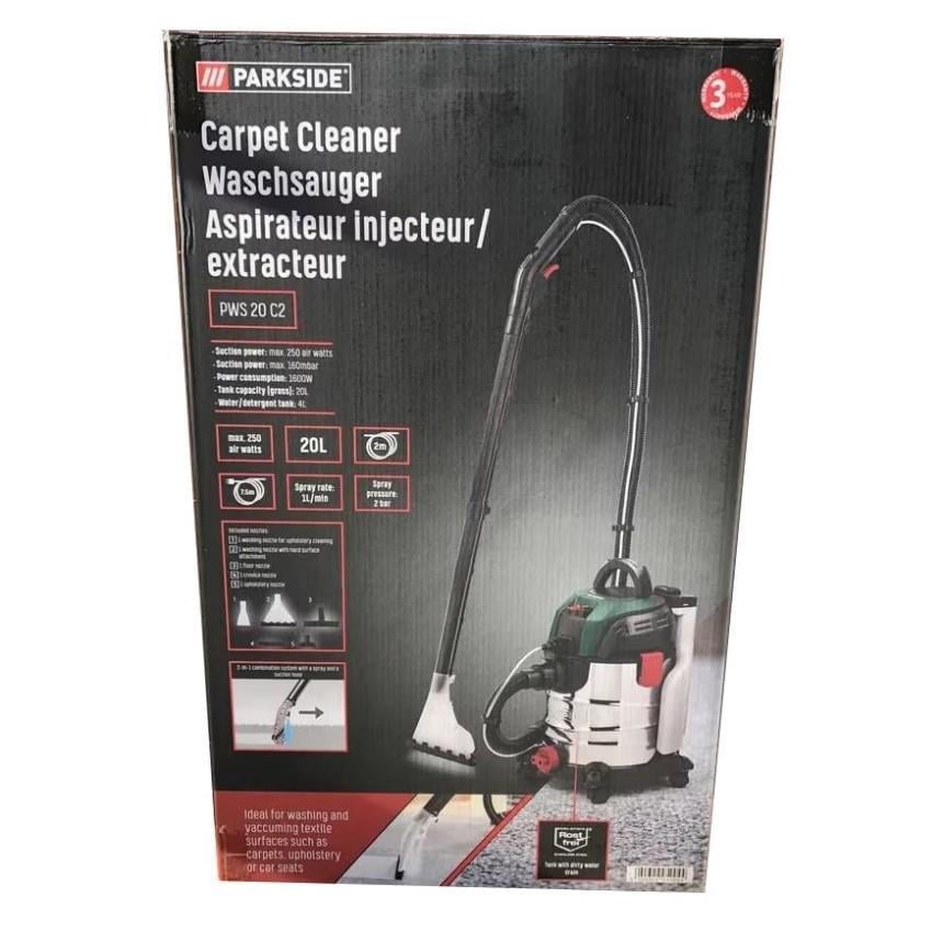 Пилосос промисловий миючий PARKSIDE PWS 20 C2 для сухого та вологого прибирання 20 л (23757517) - фото 6