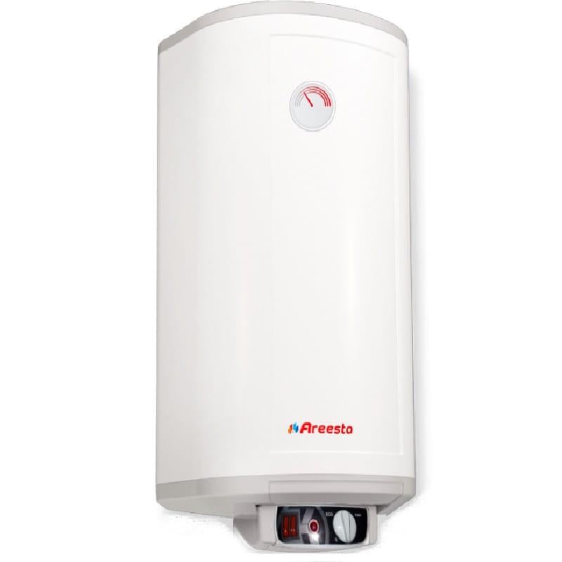 Водонагреватель AREESTA Prismatic V100L с мокрым ТЭН вертикальный 2 кВт 100 л Белый (EA-100 L Prismatic)