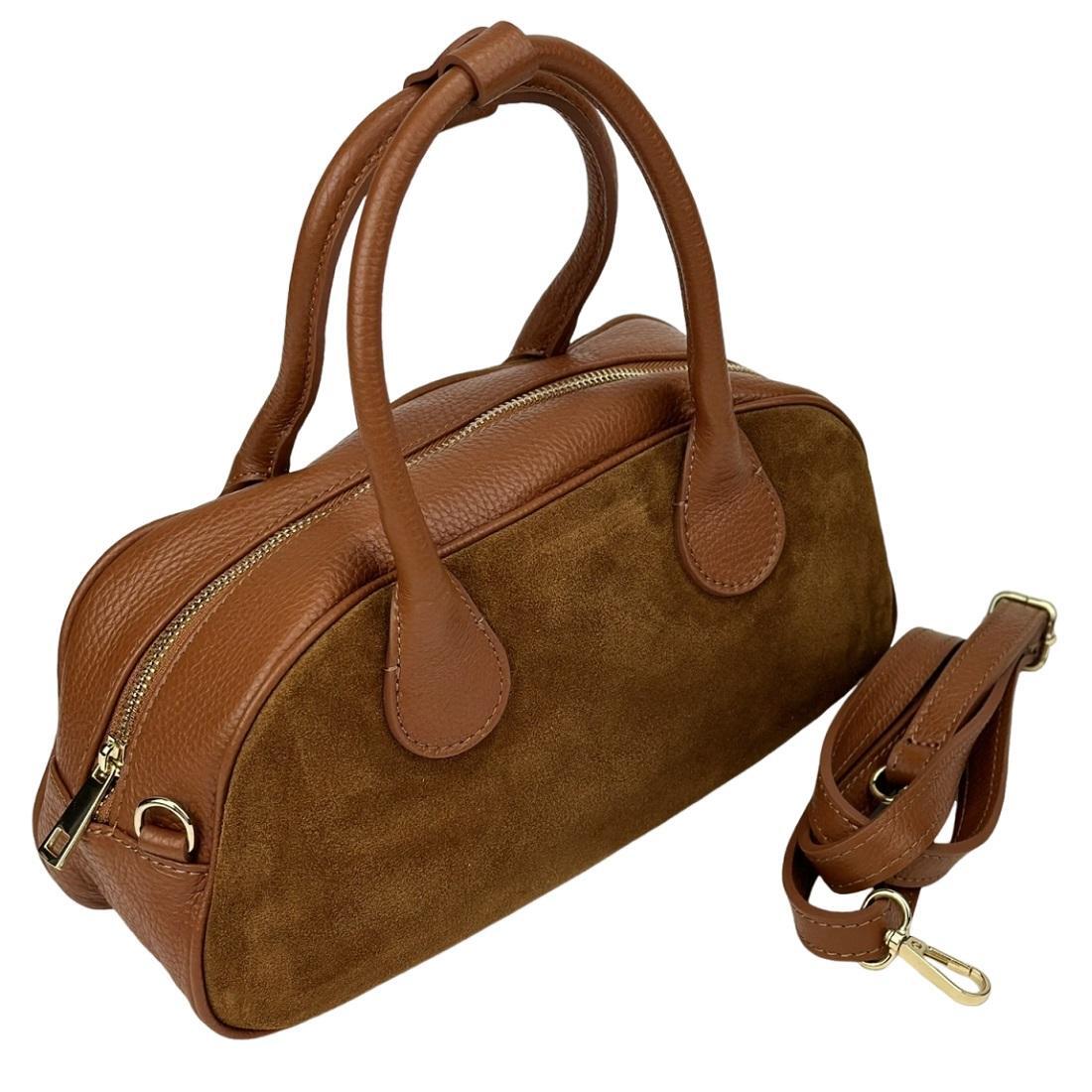 Жіноча сумка Royal Bag F-IT-3017C замшева Коричневий (8079) - фото 6 Жіноча сумка Royal Bag F-IT-3017C замшева Коричневий (8079) - фото 6