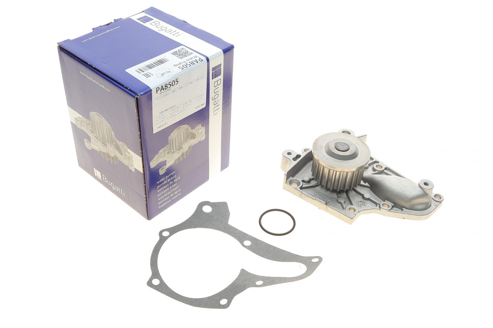 Насос воды Bugatti Toyota Avensis 2.0 97-00/Camry 1.8/2.0/2.2 83-01/Rav4 2.0 94-00 PA8505 (25589955)