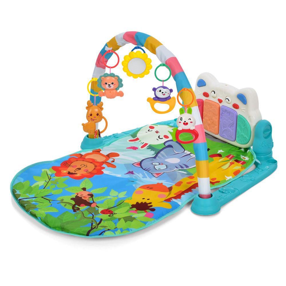 Коврик для новорожденных 668-31B 2в1 каталка-ходунки подвески 5 шт. (26138950)