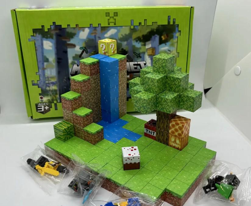 Конструктор Magnetic Cube Водопад в джунглях с магнитными элементами 128 шт. (2104618677) - фото 10 Конструктор Magnetic Cube Водопад в джунглях с магнитными элементами 128 шт. (2104618677) - фото 10