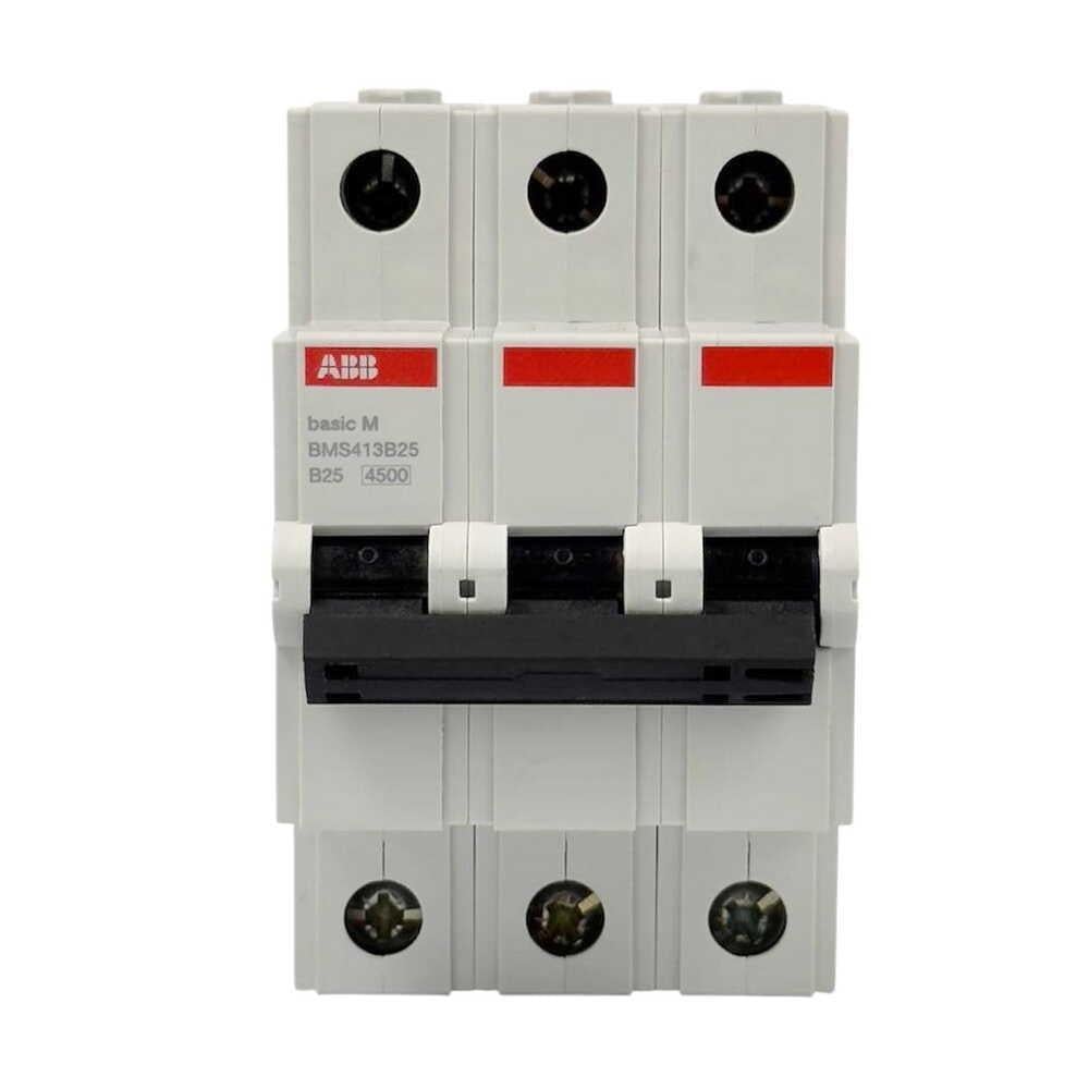 Автоматичний вимикач ABB basic M 3P B25 (2CDS643041R0255)