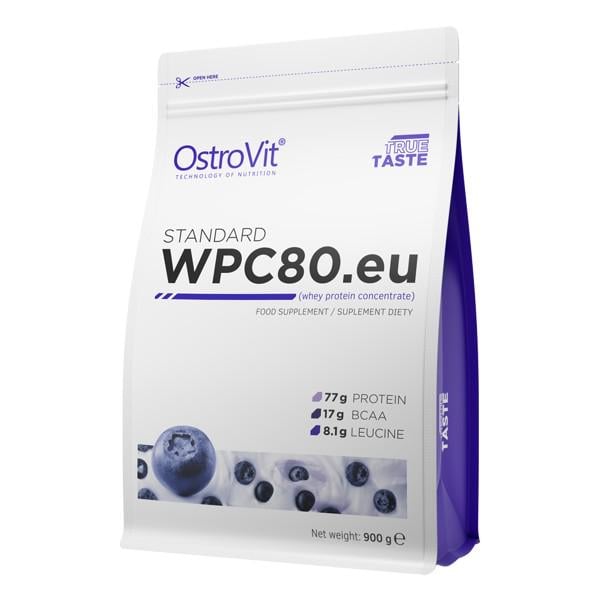 Протеїн OstroVit Standard WPC80.eu 900 г Чорниця