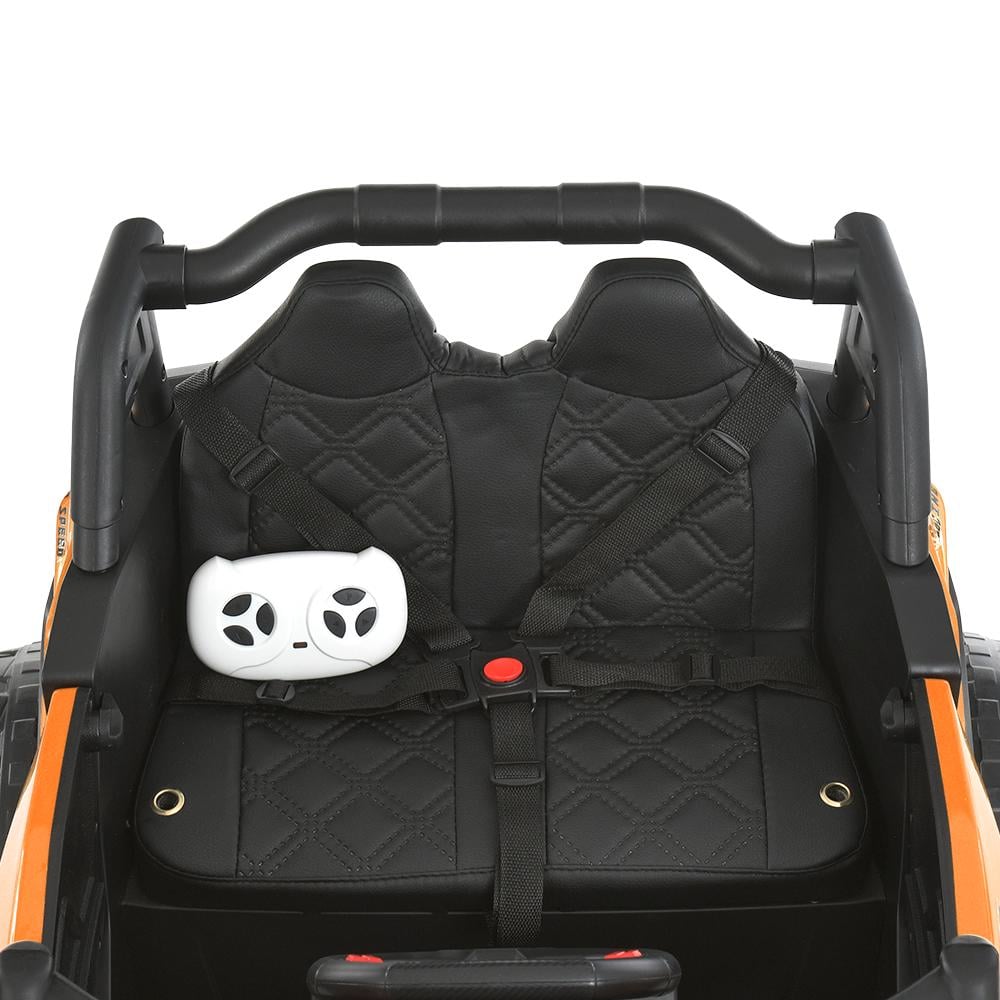 Электромобиль джип Bambi Racer M 6141EBLR-6 2x25W 12V кожаное сиденье EVA пульт Bluetooth Оранжевый (26465482) - фото 4 Электромобиль джип Bambi Racer M 6141EBLR-6 2x25W 12V кожаное сиденье EVA пульт Bluetooth Оранжевый (26465482) - фото 4