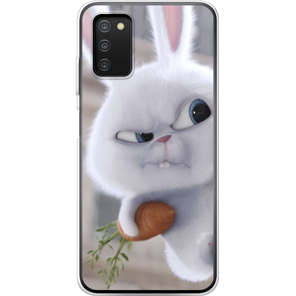 Чехол BoxFace Samsung Galaxy A03s (A037) Rabbit Snowball Прозрачный силикон (43255-up1116-43255)