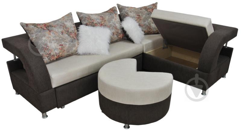 Угловой диван Ribeka Миллениум Бежевый (УМ-401) - фото 3 Угловой диван Ribeka Миллениум Бежевый (УМ-401) - фото 3