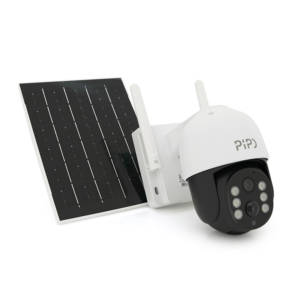 Камера видеонаблюдения PiPo PP-IPC38D4MP25 4G 4 Мп солнечная панель АКБ 10400 мАч SD-карта 2,8 мм автономная работа (YUT_V4849)