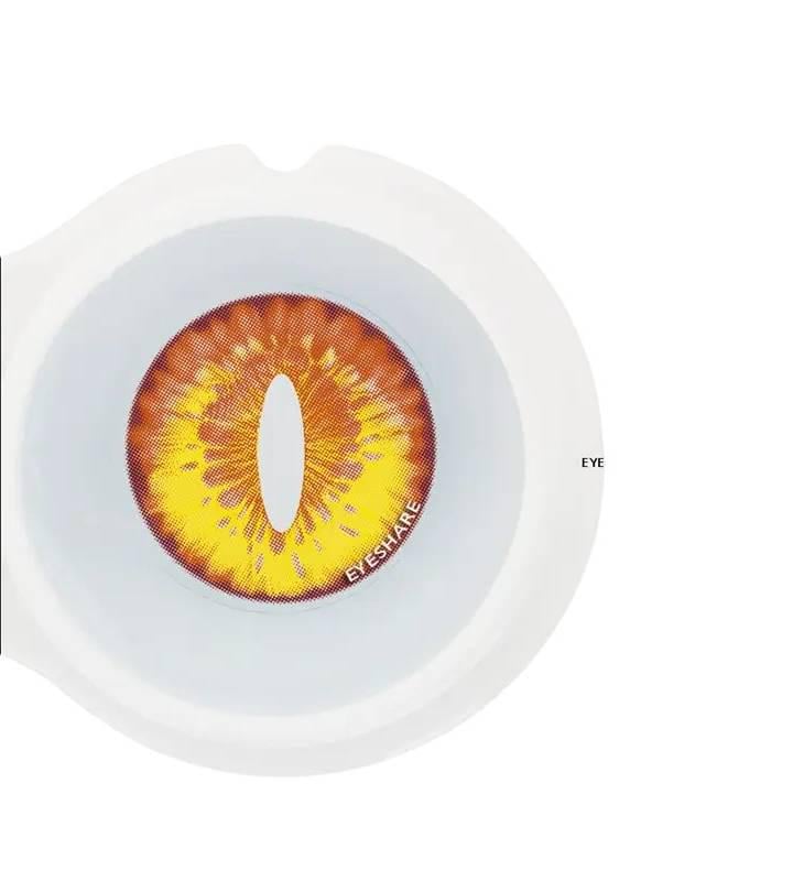 Линзы цветные без диоптрий Yellow