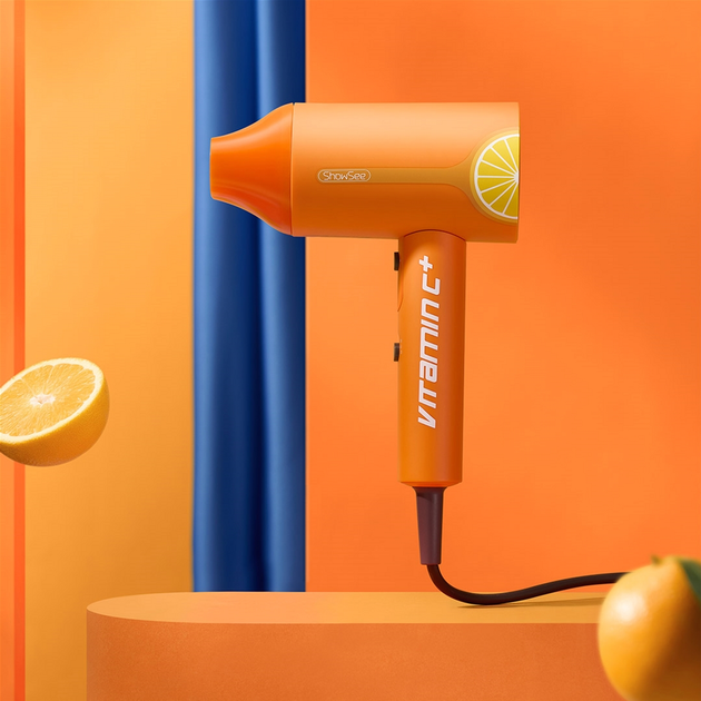 Фен ShowSee Electric Hair Dryer VC100-A Orange - фото 11 Фен ShowSee Electric Hair Dryer VC100-A Orange - фото 11