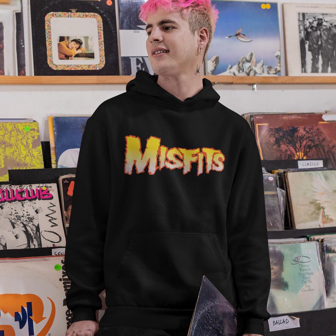 Худи флисовый унисекс Misfits Die Die My Darling XS Черный
