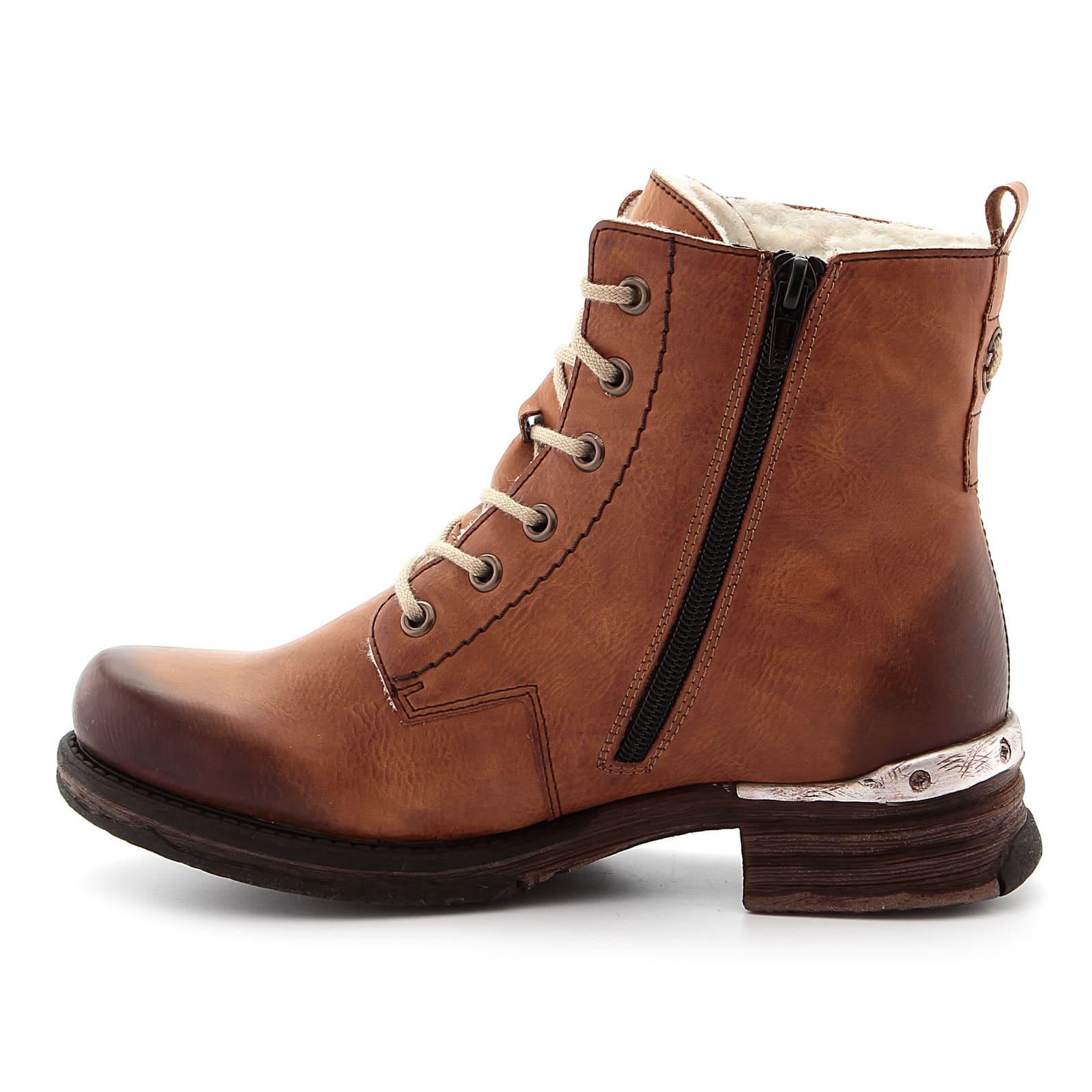 Ботинки женские утепленные RIEKER р. 39 Коричневый (91631433) - фото 2 Ботинки женские утепленные RIEKER р. 39 Коричневый (91631433) - фото 2