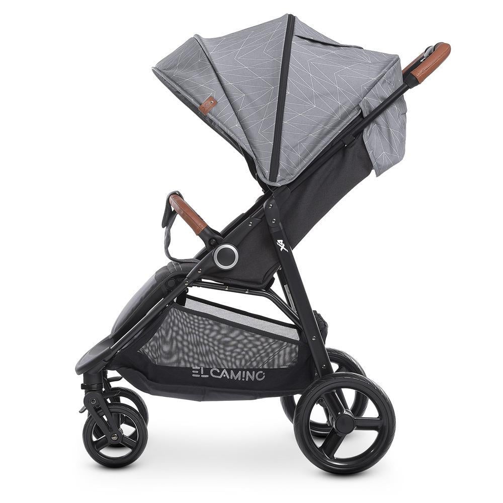 Коляска-книжка детская прогулочная El Camino X4 Gray Lines Серый (ME 1024) - фото 6 Коляска-книжка детская прогулочная El Camino X4 Gray Lines Серый (ME 1024) - фото 6