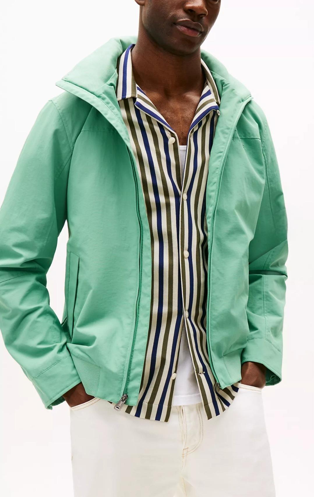 Куртка мужская Tommy Hilfiger водонепроницаемая XL Бирюзовый (31230279)