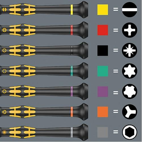 Отверка WERA Microstix с электростатической защитой 0х40 мм (05030083001) - фото 7 Отверка WERA Microstix с электростатической защитой 0х40 мм (05030083001) - фото 7