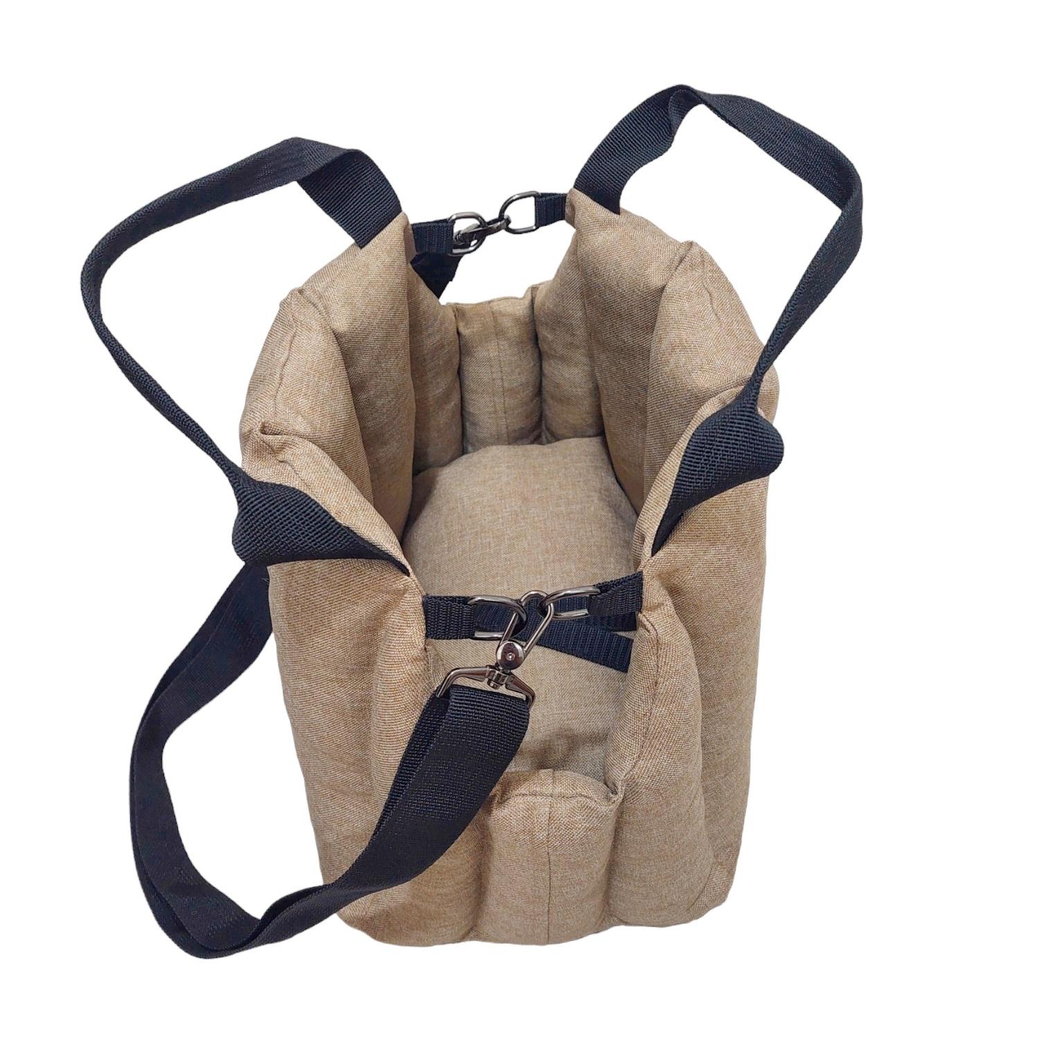 Сумка-переноска для собак и кошек 35х20х30 см Песочный - фото 7 Сумка-переноска для собак и кошек 35х20х30 см Песочный - фото 7