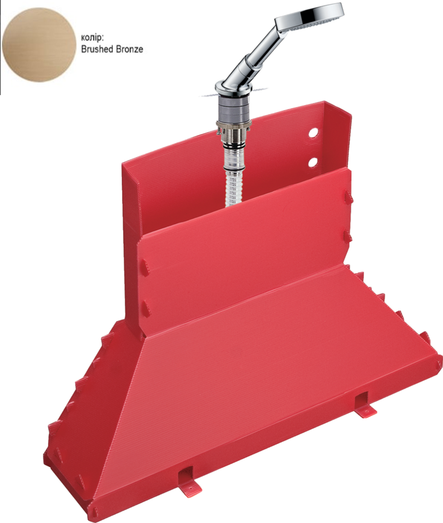 Набор на край ванны Axor CITTERIO Бронза брошенная (19418140) - фото 3 Набор на край ванны Axor CITTERIO Бронза брошенная (19418140) - фото 3