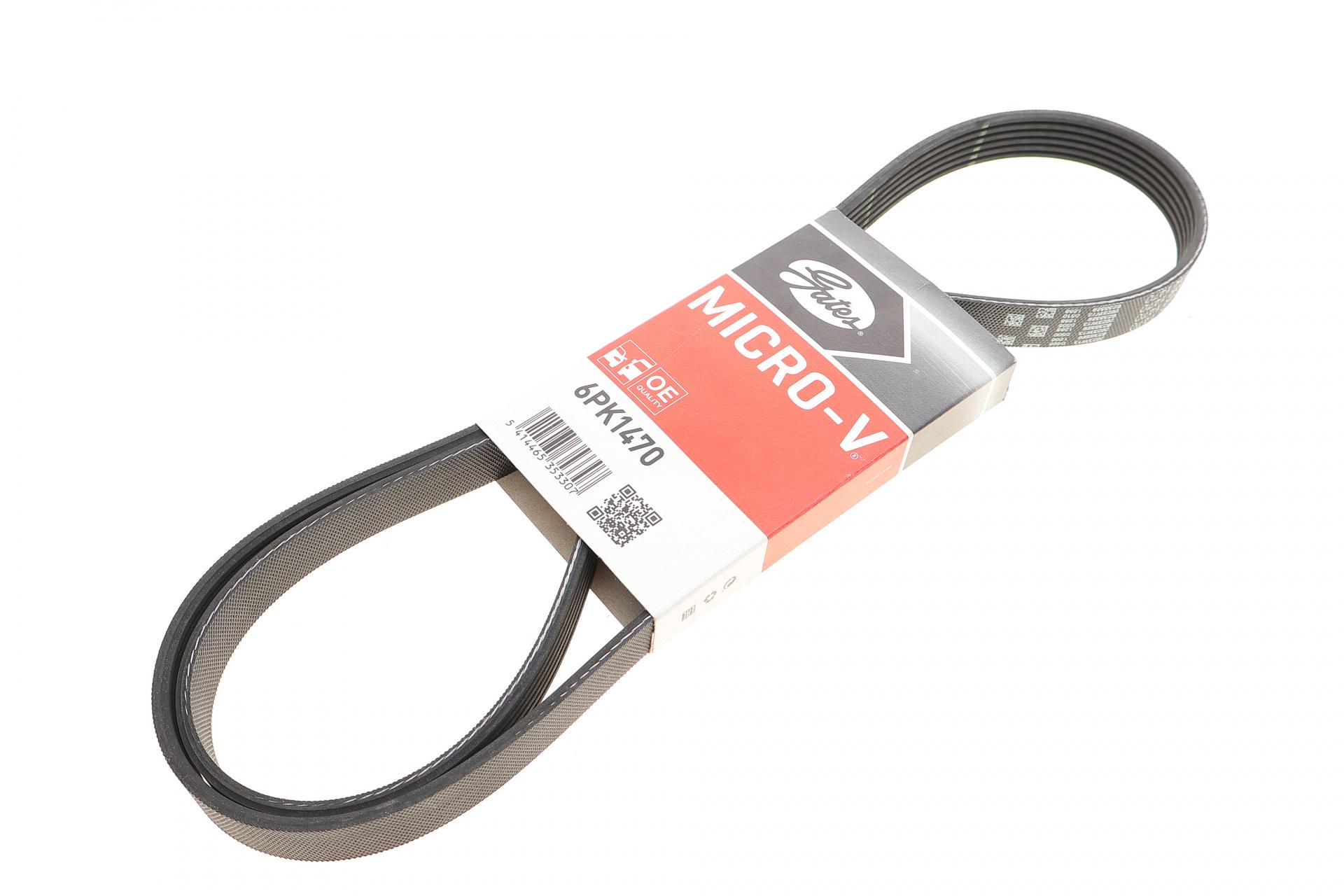 Ремень генератора GATES Fiat Ducato 2.0JTD 01- ALT, AC (6PK1470)