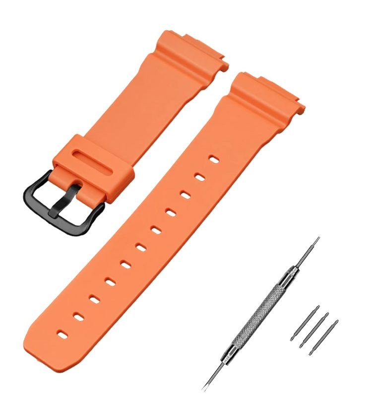 Ремінець для Casio G-Shock DW-6900 Orange BK (3780) Ремінець для Casio G-Shock DW-6900 Orange BK (3780)