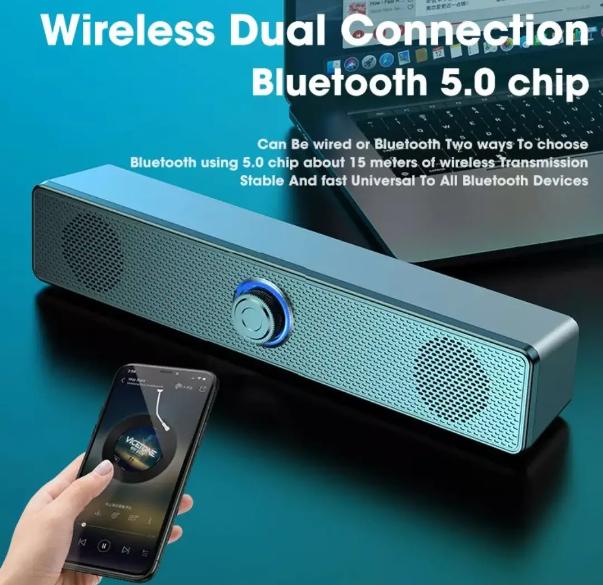 ᐉ Саундбар 4D с объемным звуком Bluetooth для ноутбуков/ПК/домашнего ...