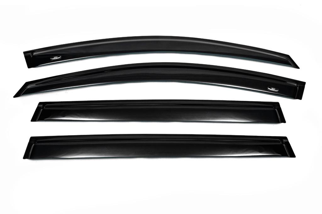 Ветровики Variant HIC для Volkswagen Golf 7/E-Golf поликарбонат Черный