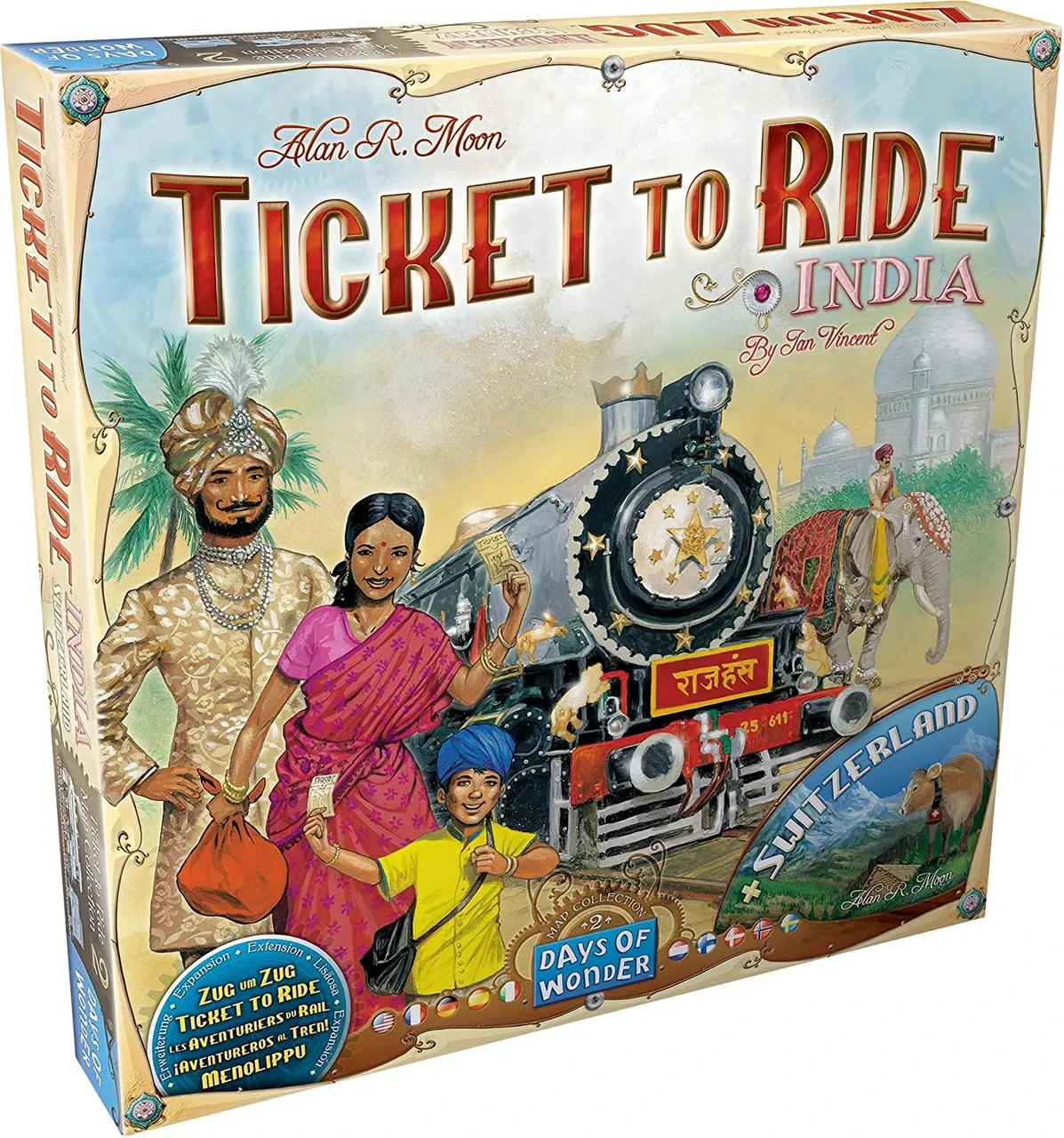 Настольная игра Ticket To Ride India & Switzerland дополнение (1926611378)