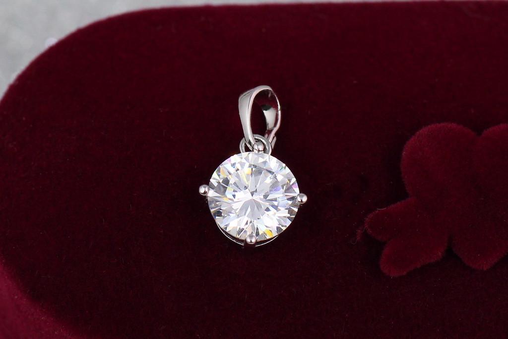 Кулон Xuping Jewelry Камень 9 мм Серебристый