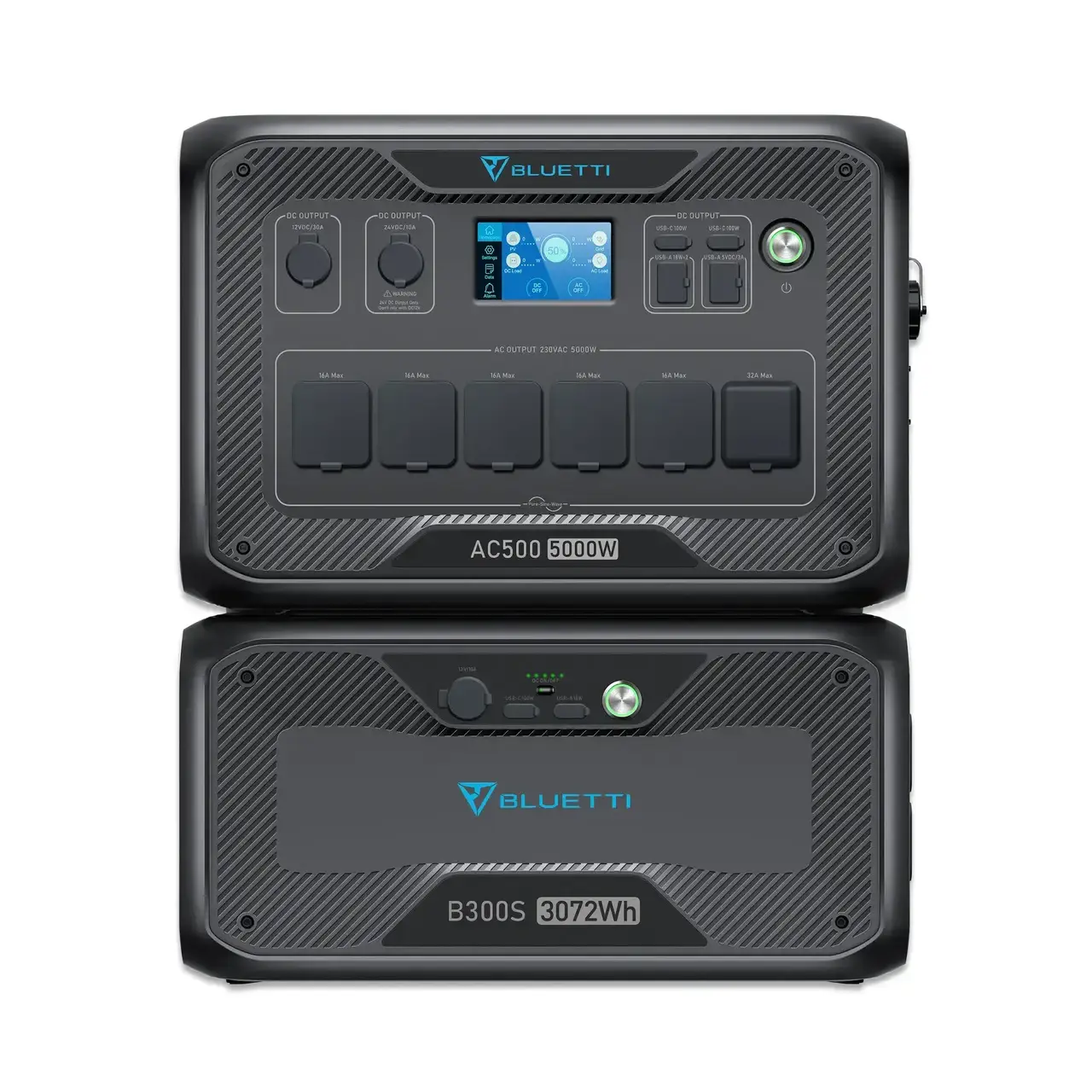 Комплект зарядной станции BLUETTI AC500 и B300S Home Battery Backup Black Комплект зарядной станции BLUETTI AC500 и B300S Home Battery Backup Black