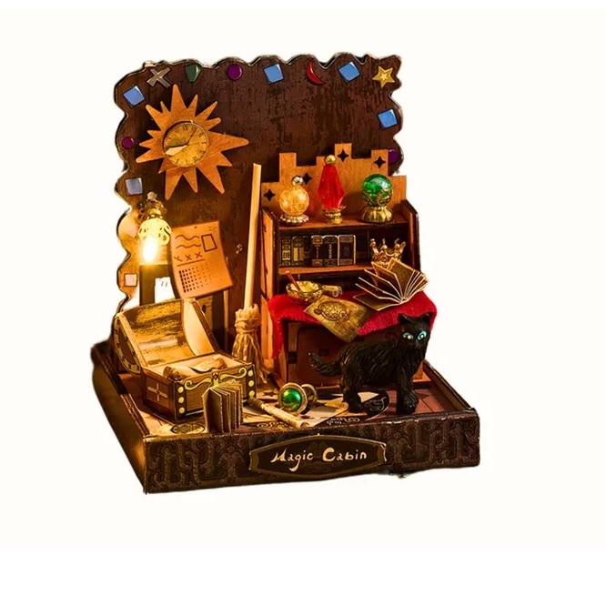 Румбокс Волшебная хижина Magic Cabin Diorama Kit DIY Miniature Dollhouse Kit K-077 (1169)