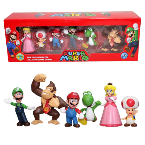 Набор фигурок Super Mario Super Mario 6 шт. (12399805)
