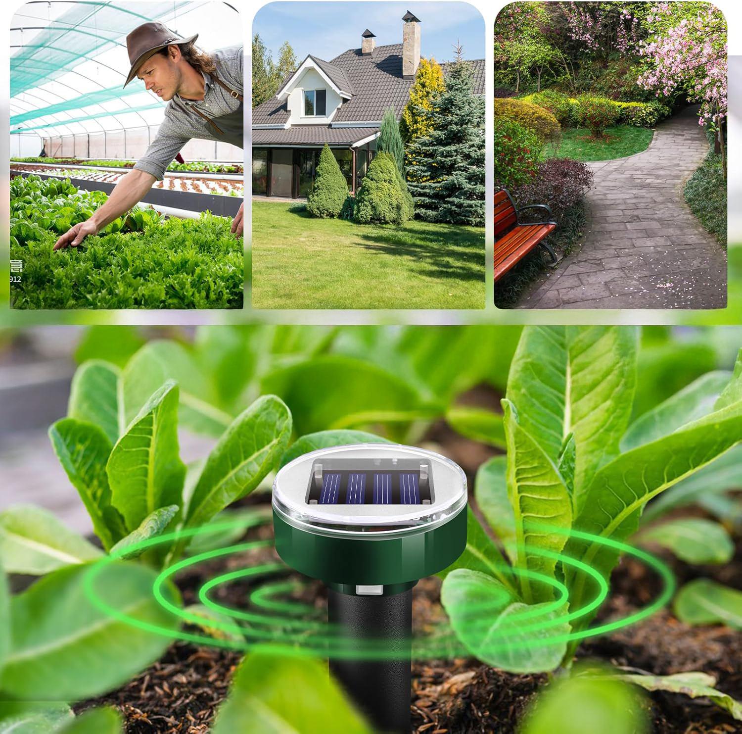 Отпугиватель грызунов и кротов Solar Mole/Rodent Repeller HC-18 - фото 4