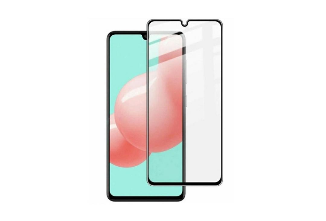 Загартоване захисне скло на Samsung Galaxy A415 / Чорна рамка