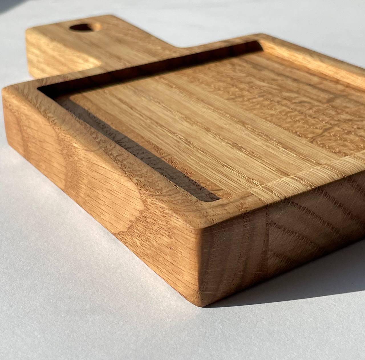 Доска деревяная с ручкой для подачи блюд 13х20 см (9229988) - фото 6 Доска деревяная с ручкой для подачи блюд 13х20 см (9229988) - фото 6