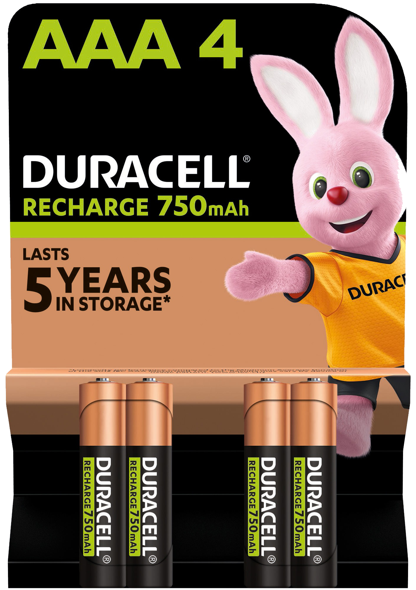 Аккумулятор Duracell HR03 AAA 750 mAh 4 шт. (UG-5017770/5017005/5007331)